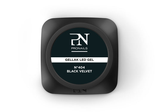 Pronails - Gellak #404 black velvet 10ml