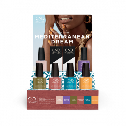 CND™ Vinylux Meditteranean Dream Pop Display