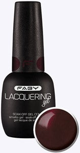 Faby Lacquering Gel - For Greta, Purple or Brown 15ml