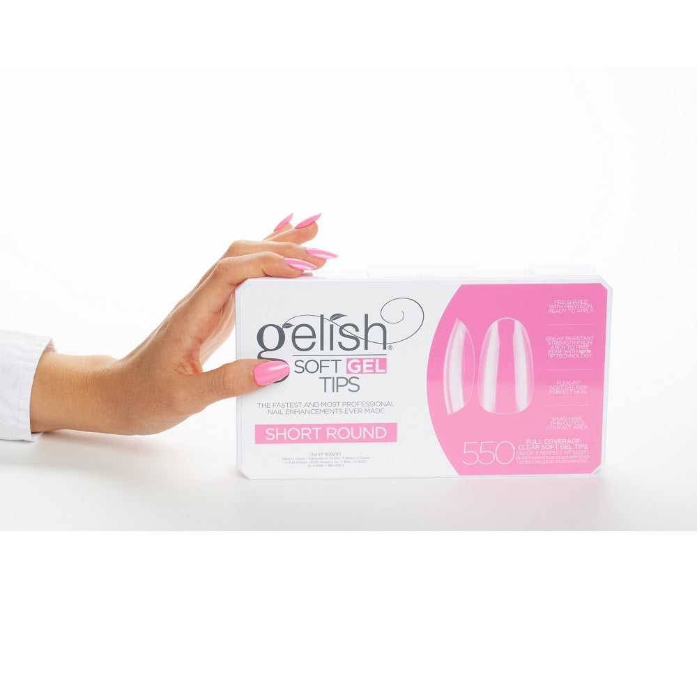 Gelish - Soft Gel Tips Short Round