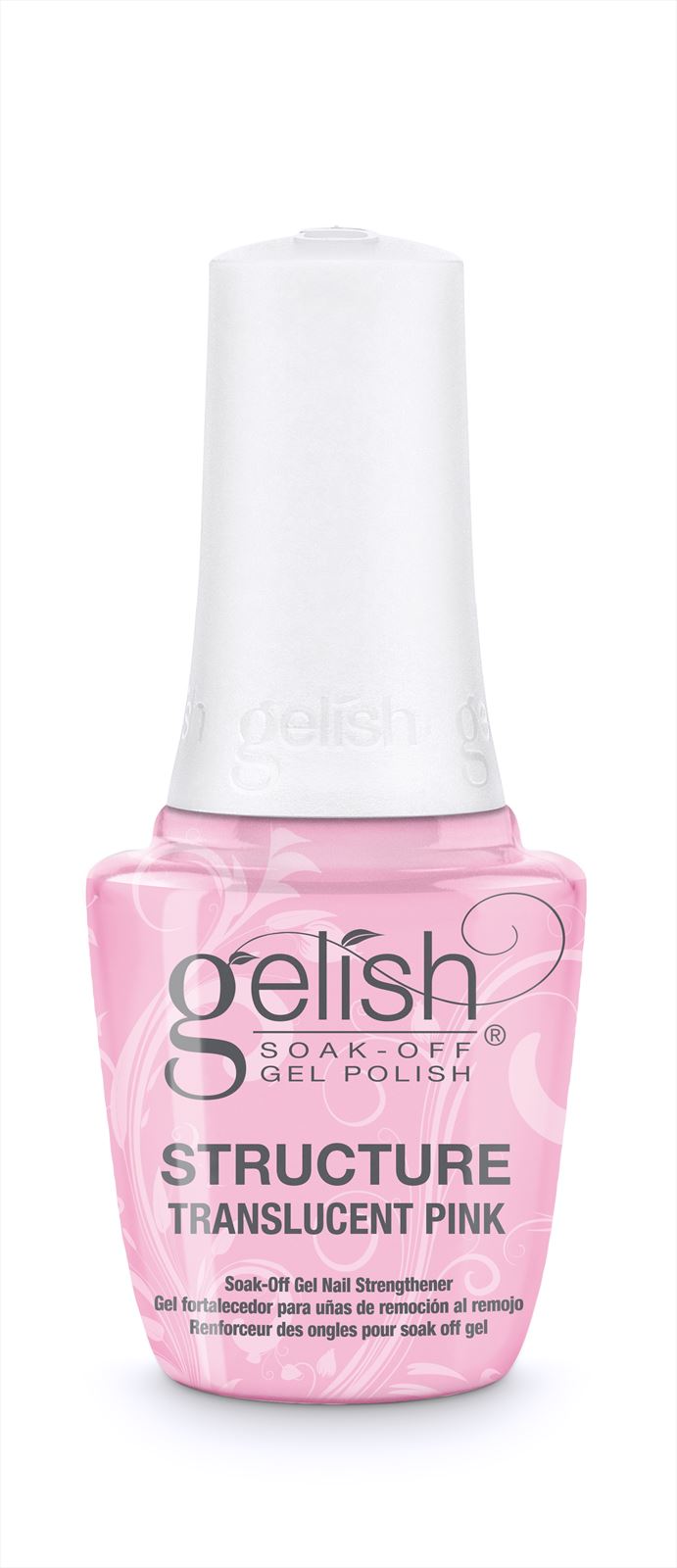 Gelish Translucent Pink Brush on Structure