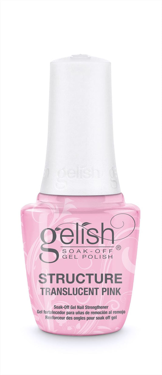 Gelish Translucent Pink Brush on Structure