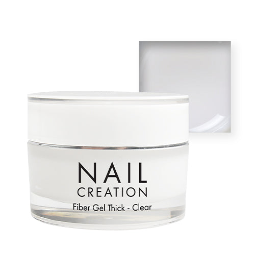 Nail Creation Fiber Gel Thick - Clear 30ml