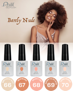NailIt Gelpolish - Barely Nude Collectionpack display