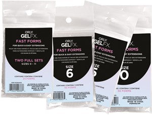 Orly BIAB Fast Forms 120 stuks, Prof Kit