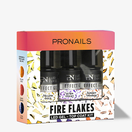 Pronails - Fire Flakes Top Coats 3st
