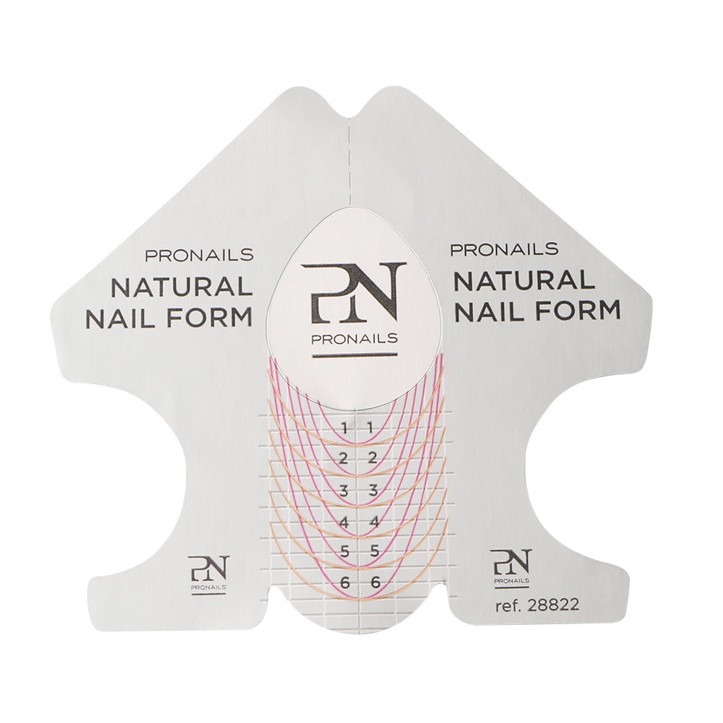 ProNails Natural Nail Forms 500 pcs