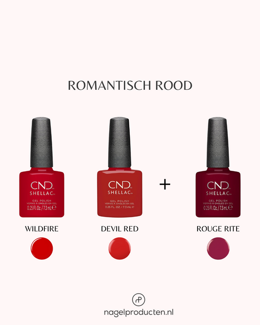 CND™ - Shellac™ romantisch rood 2+1 gratis