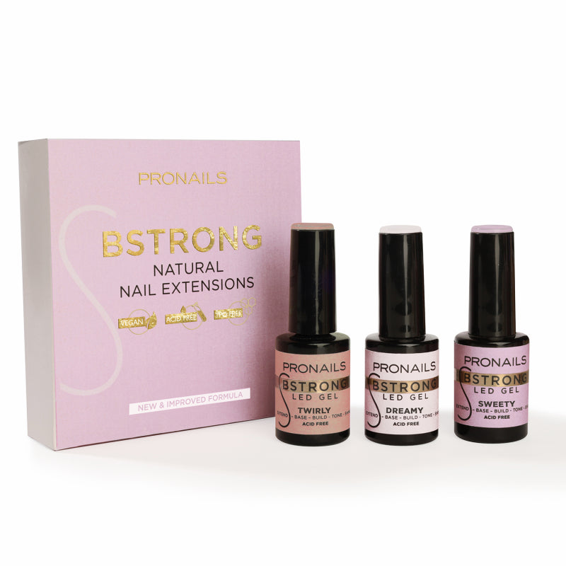 Pronails - BStrong LED Gel Set Sweet Dreams 3 stuks