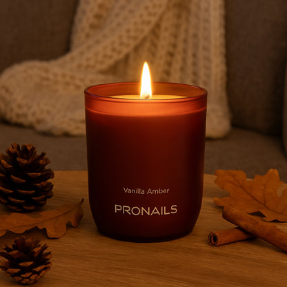 Pronails - Vanilla Amber Scented Candle
