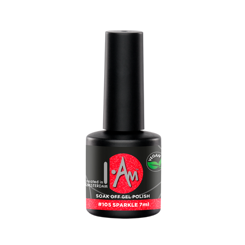I.Am Soak Off Gel Polish #105 Sparkle 7 ml