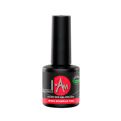 I.Am Soak Off Gel Polish #105 Sparkle 7 ml