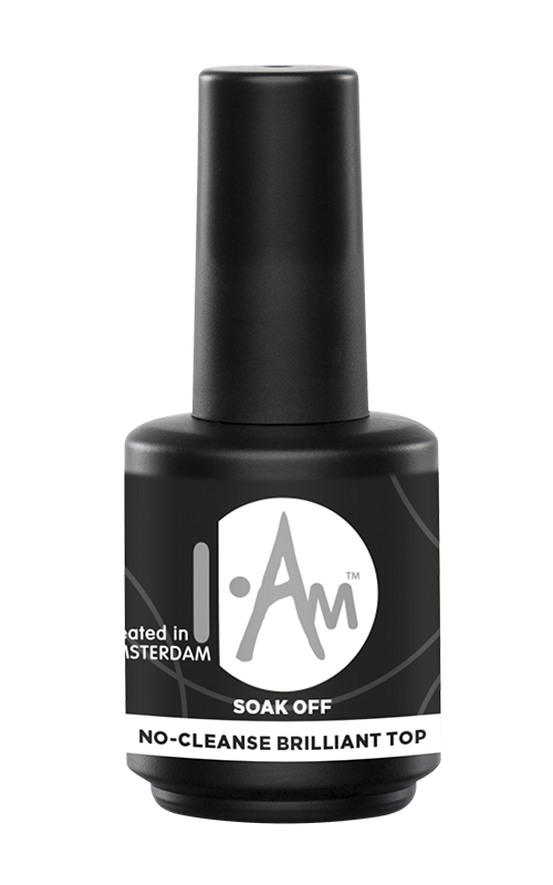 I.Am Soak Off No-Cleanse Brilliant Top gel 15 ml