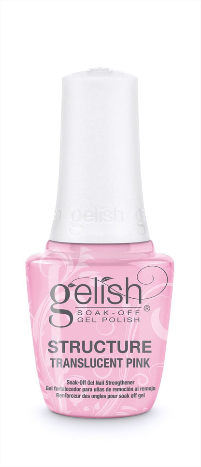 Gelish Translucent Pink Brush on Structure