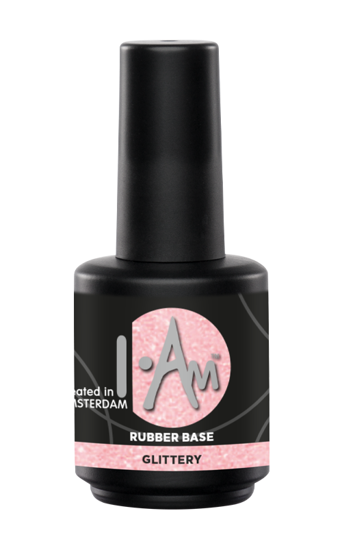 I.Am Rubber Base- Glittery 15 ml