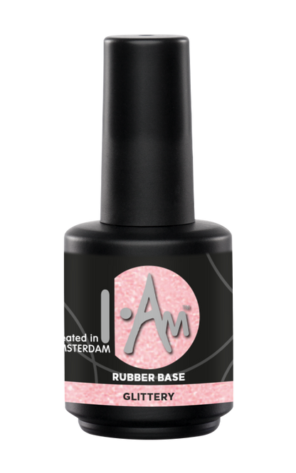 I.Am Rubber Base- Glittery 15 ml