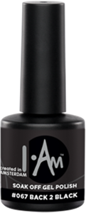 I.Am Soak Off Gel Polish #067 Back 2 Black 7 ml