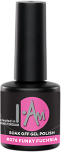 I.Am Soak Off Gel Polish #076 Funky Fuchsia 7 ml