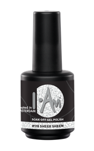 I.Am Soak Off Gel Polish #118 Sheer Sheen15 ml