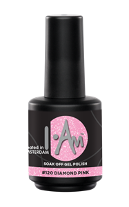 I.Am Soak Off Gel Polish #120 Diamond Pink15 ml