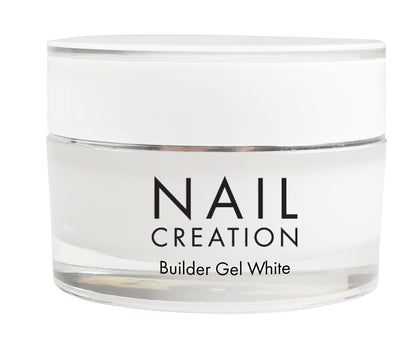 Nail Creation Builder Gel - White 15 ml