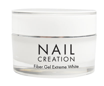 Nail Creation Fiber Gel - Extreme White 30 ml