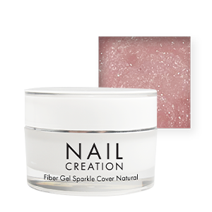 Nail Creation Fiber Gel - Sparkle Cover Natural 15ml