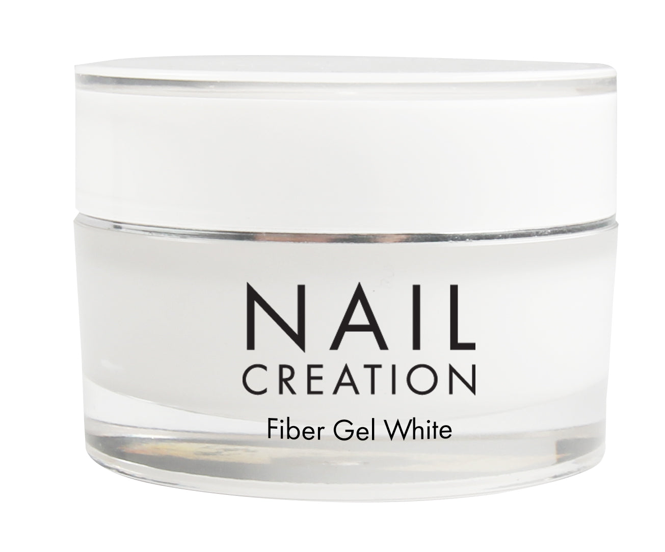Nail Creation Fiber Gel - White 15 ml