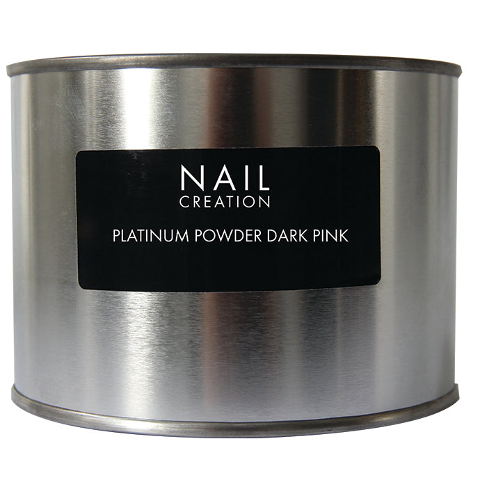 Nail Creation Platinum Powder - Dark Pink 350 gm