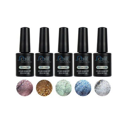 Nailit - Evening Star Glitter Topcoat 10ml