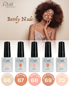 NailIt Gelpolish - Barely Nude Collectionpack display 