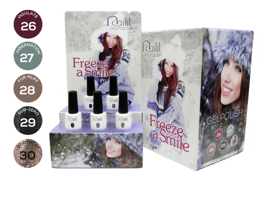 NailIt Gelpolish - Freeze a Smile Display