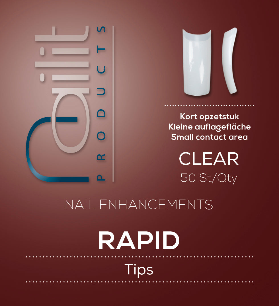 Nailit Refill Rapid Clear  50 st