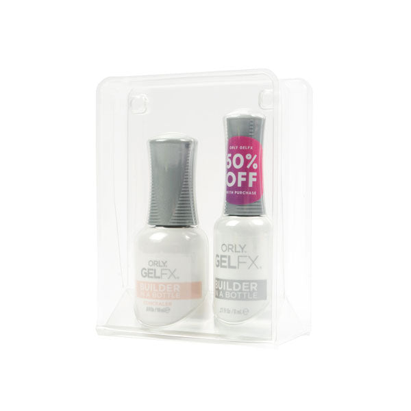 ORLY GELFX Builder In A Bottle Concealer pink 18ml & BIAB Clear 8ml Kit