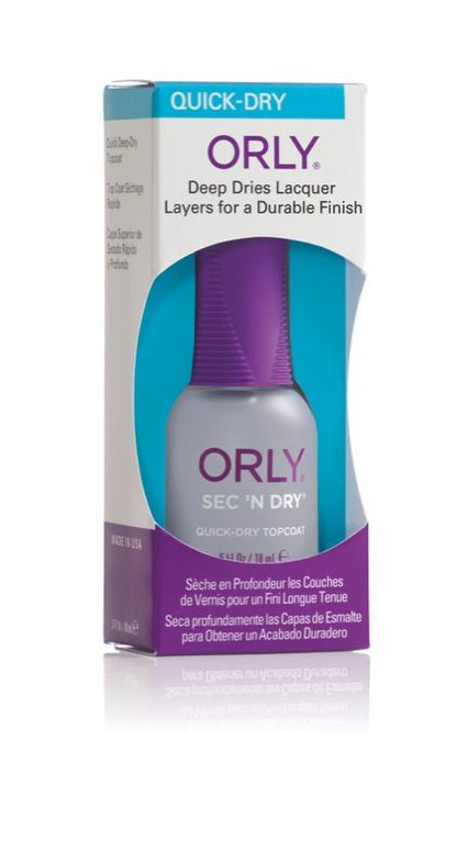 ORLY Sec'n Dry - Sneldrogende Topcoat 18 ml