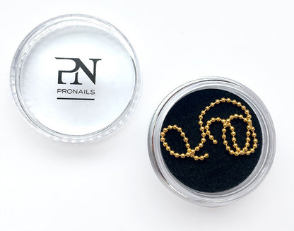 Pronails - Golden Pearls string 1 mm